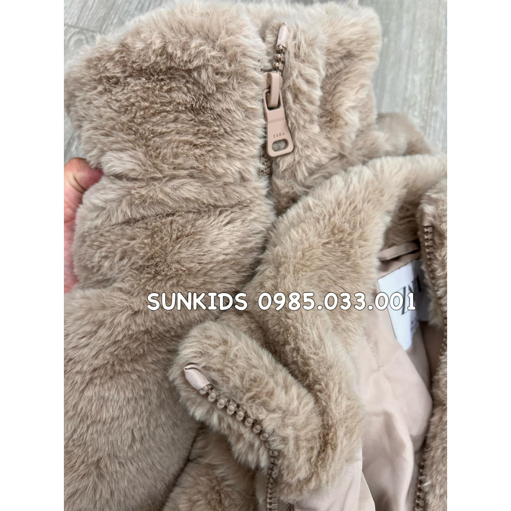 Áo lông ZR màu nâu be