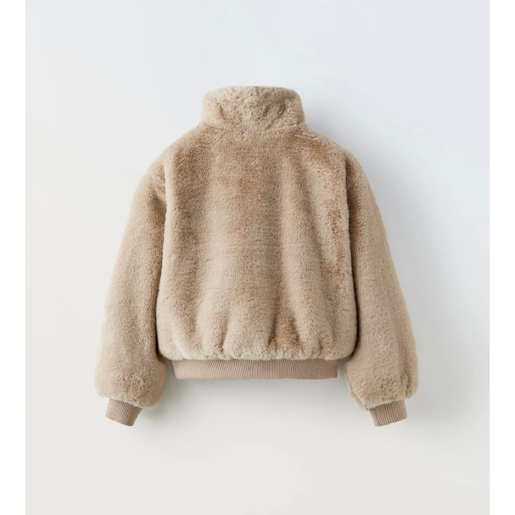 Áo lông ZR màu nâu be