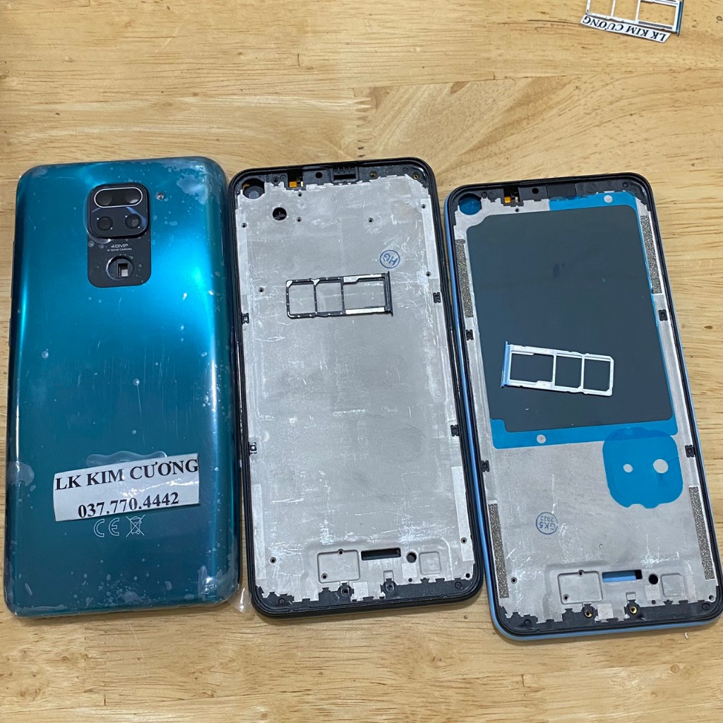 Bộ vỏ tương thích redmi note 9 4g