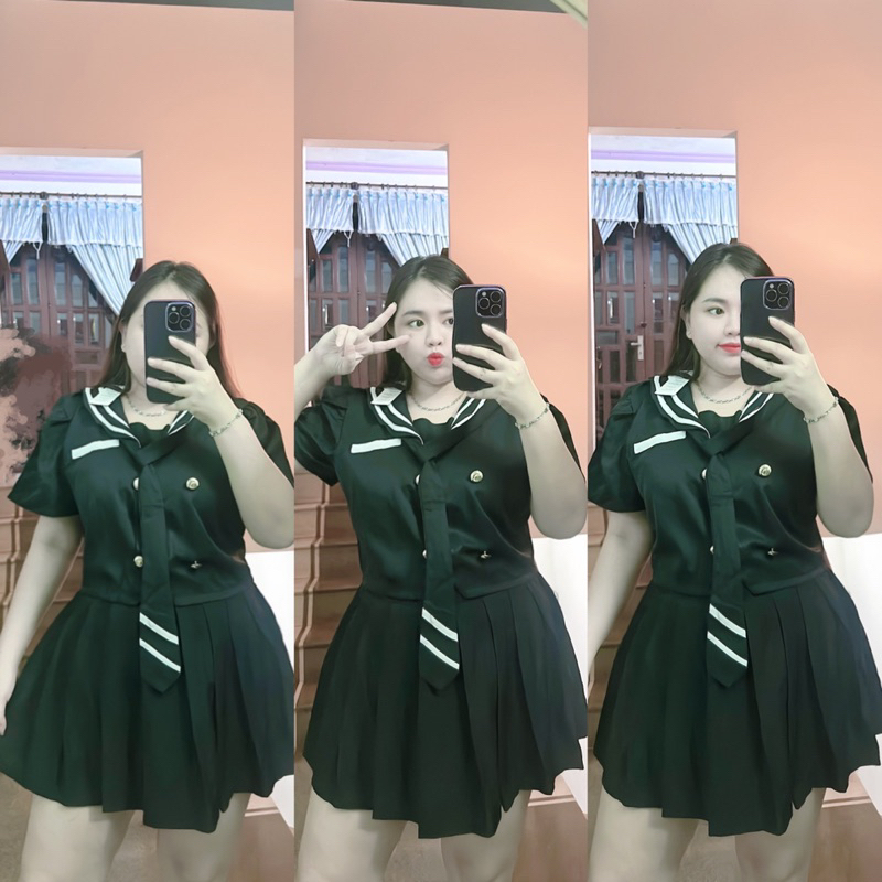 Set Áo thuỷ thủ kèm Chân Váy