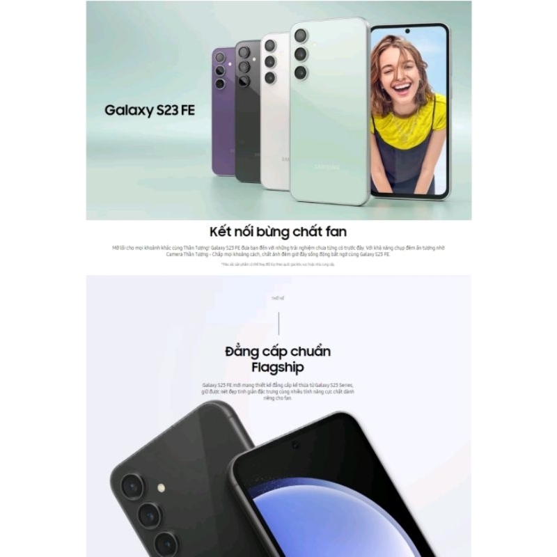 Điện Thoại Samsung Galaxy S23 FE 5G 128GB | 256GB - Hàng Chính Hãng