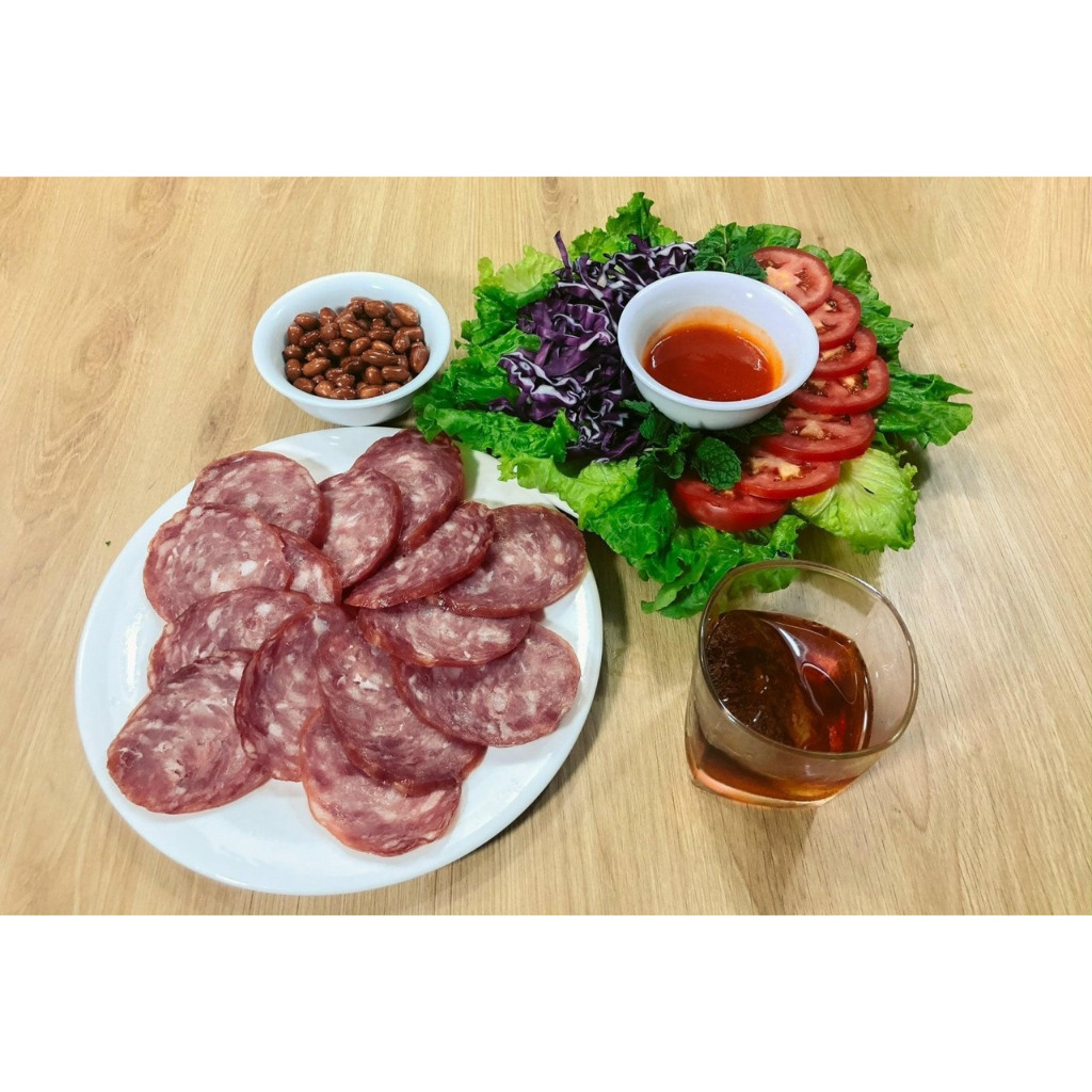 Xúc xích salami hun khói Chekizobo , lạp xưởng khô Nga 300g