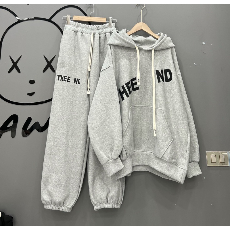 Sét bộ quần áo hoodie +quần THE ND (ảnh chụp thật)
