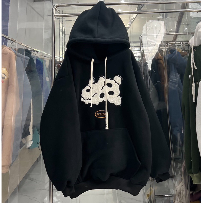 Áo nỉ hoodie lông cừu ACCO (ảnh chụp thật)