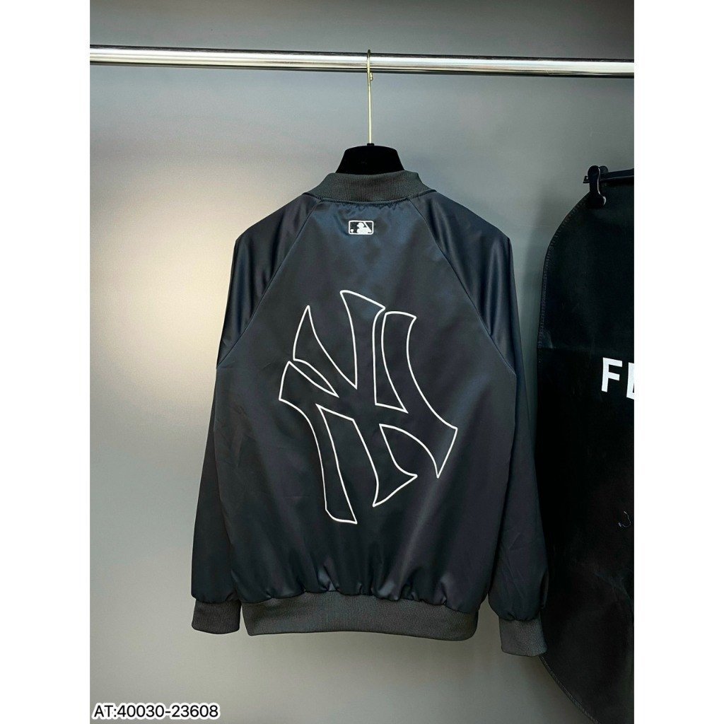 Áo Khoác Gió 2 Lớp MLB NY Chất Dù Cao Cấp Bản Xịn Phong Cách Boy Phố Hottrend 2023