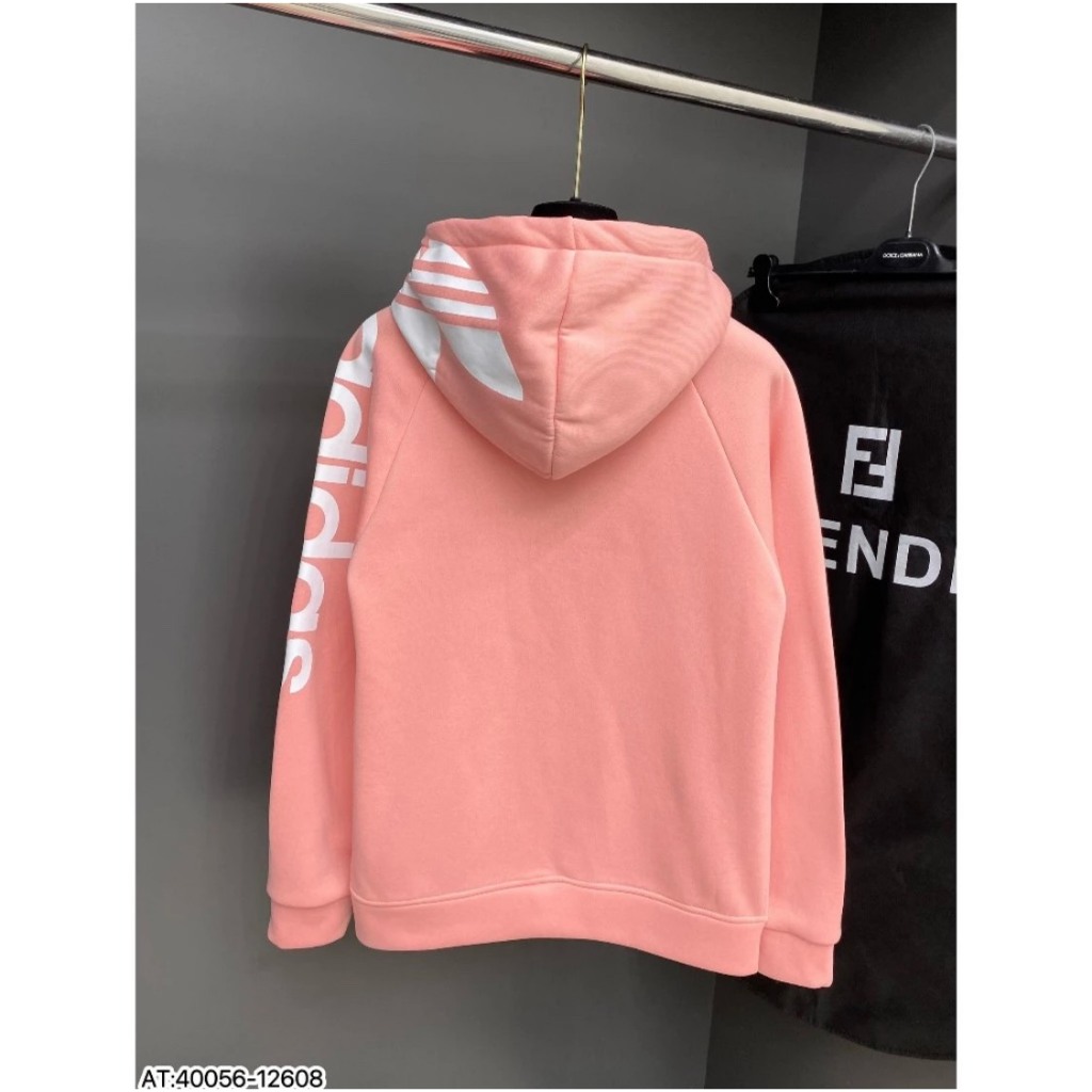 Áo Hoodie Adidas In Chữ Sọc Tay Mũ 2 Lớp Cap Cấp Bản Xịn Phong Cách Boy Phố Hottrend 2023