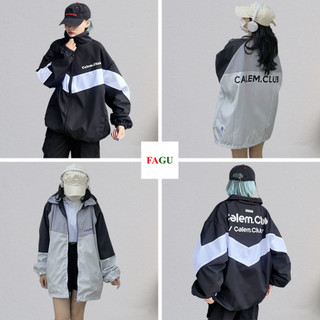 Áo khoác gió 2 lớp calem unisex chống nắng jacket - fagu