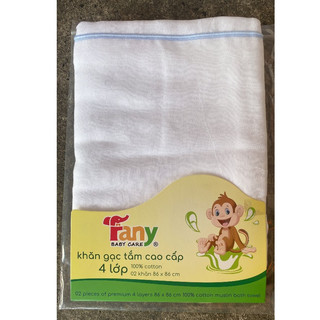Khăn Tắm Xô Cao Cấp Hiệu Fany / Khăn tắm vải màn cho bé Sơ Sinh, Khăn mịn, mềm, thấm nước