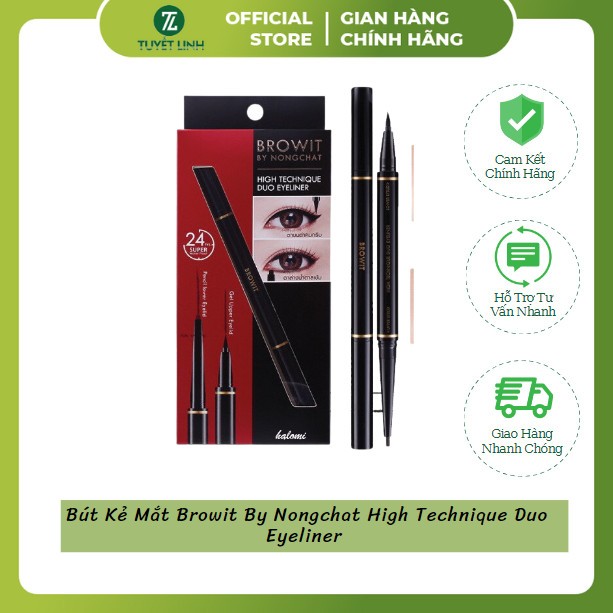 Bút Kẻ Mắt Nước Browit Nongchat Ultra Fine Eyeliner
