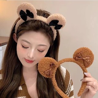 CC59 băng đô cài tóc nữ bờm tóc cài GÂU nơ