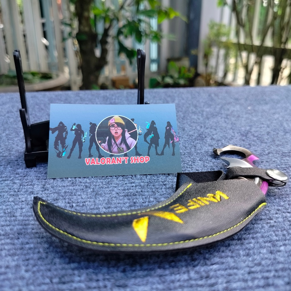 Vuốt Reaver 1:1 Valorant full hợp kim. Tặng bao da, giá đỡ trưng bày bàn chơi game, làm việc