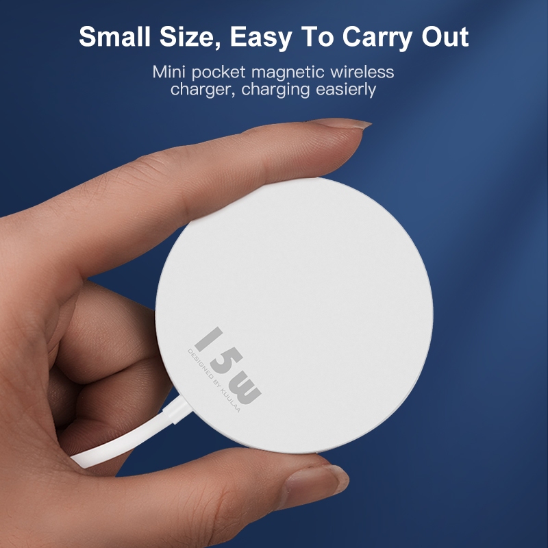 Đế Sạc Không Dây Siêu Mỏng 15W Hình Tròn Cho Điện Thoại  lP, SS, OP… 10W và sạc nhanh cho các dòng cao cấp khác