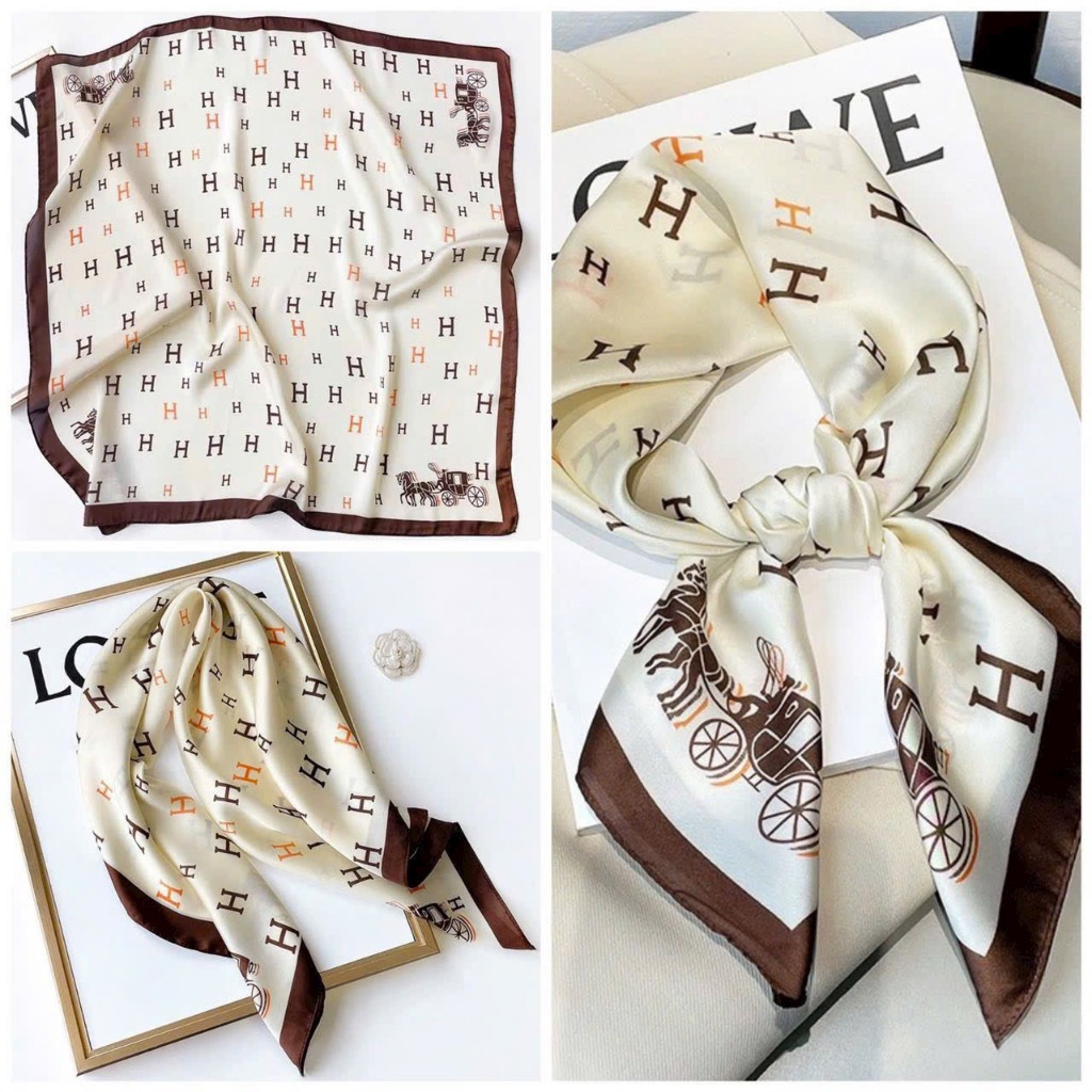 Khăn Lụa 70x70cm Cho Bạn Nữ