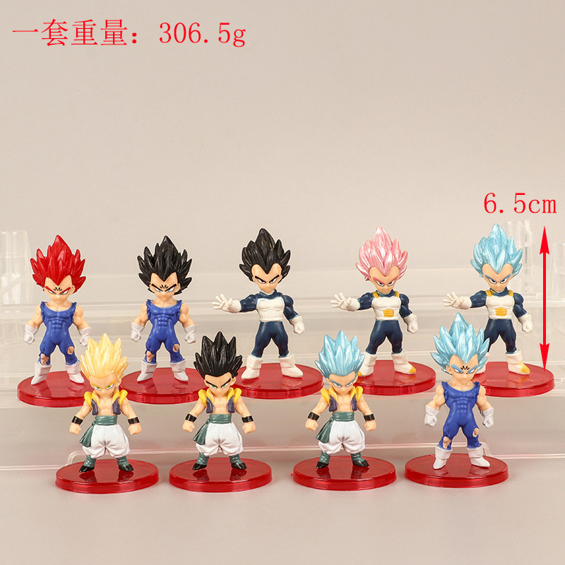 Mô hình Songoku 7 Viên Ngọc Rồng Dragon Ball  Goku Vegeta Broly Goten Cell Mabu Cao 5-7cm - TGMH Anime