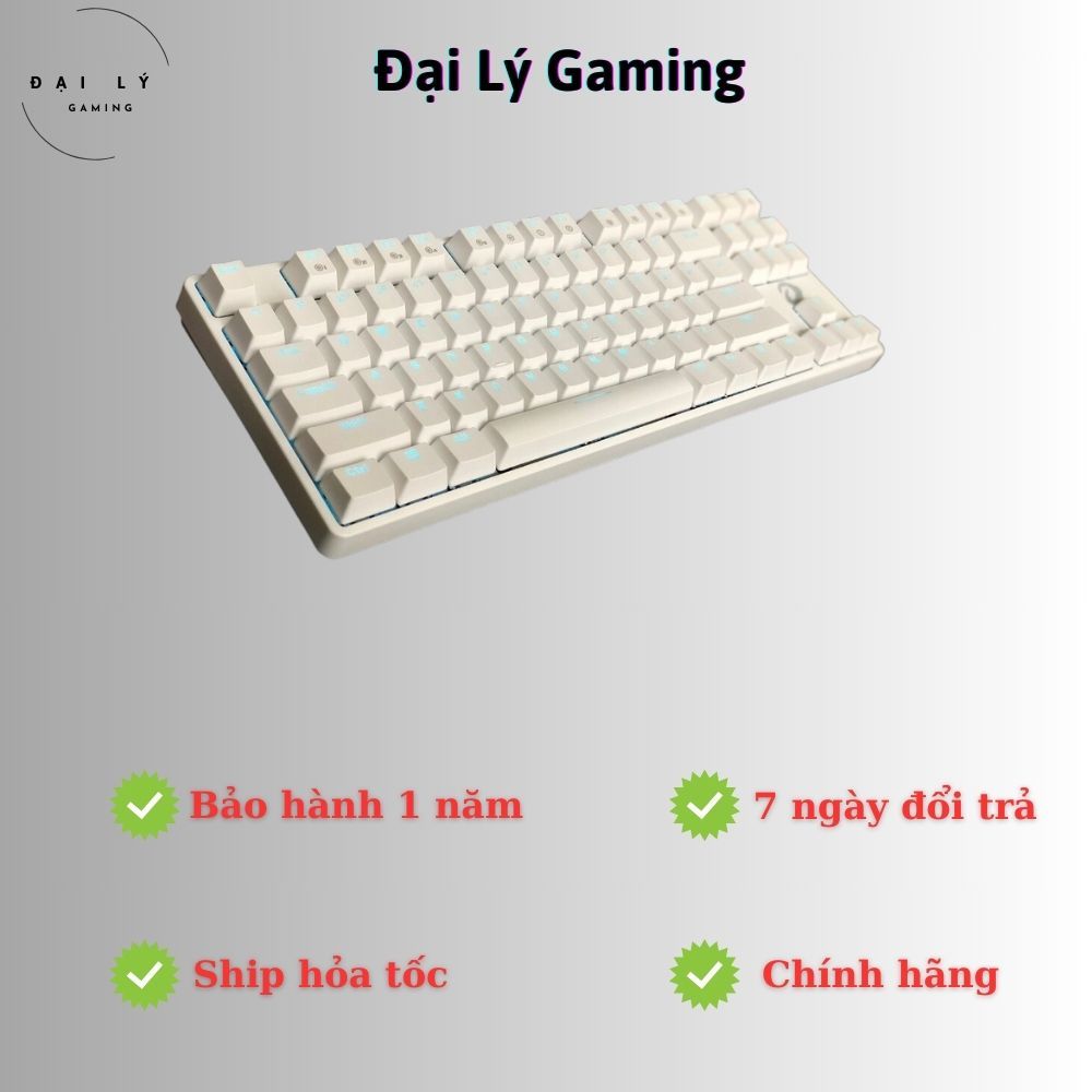 Bàn Phím Cơ Dareu EK87 - LED 7 MÀU - PHIÊN BẢN MIX MÀU CỰC ĐẸP - BẢO HÀNH CHÍNH HÃNG 24 THÁNG