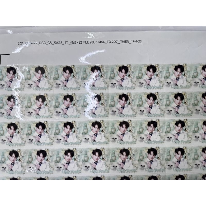 500c Sticker 4*4 In Theo Yêu Cầu Cắt Sẵn | Không Giới Hạn Mẫu