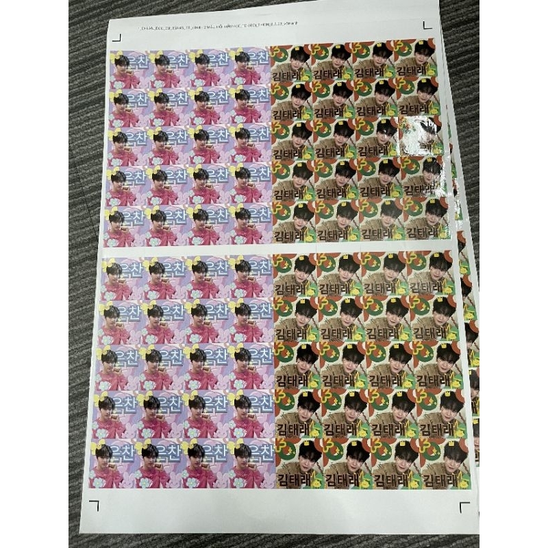 500c Sticker 4*4 In Theo Yêu Cầu Cắt Sẵn | Không Giới Hạn Mẫu