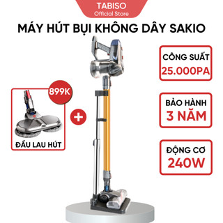 Máy Hút Bụi Cầm Tay Không Dây SAKIO Lau Siêu Sạch Pin Bền Nhập Khẩu