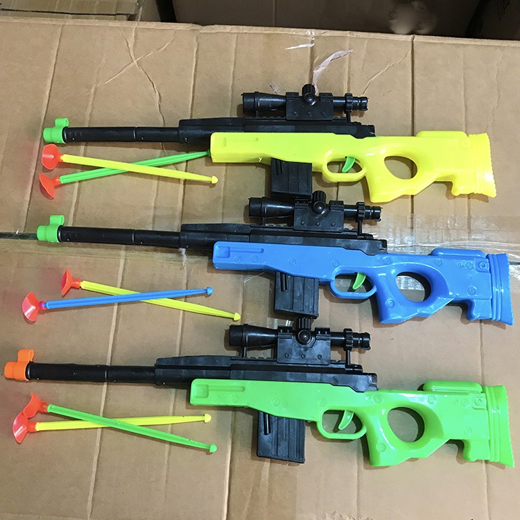 Sniper phóng mũi tên dính tường, Phóng tiêu có nút hít dính tường. Đồ chơi nhựa an toàn và năng động cho trẻ em