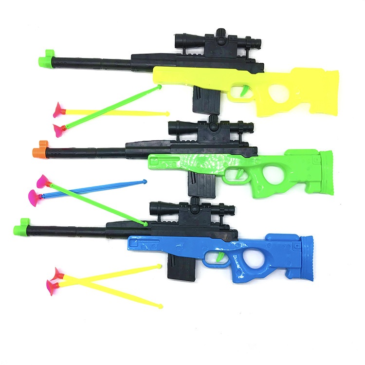 Sniper phóng mũi tên dính tường, Phóng tiêu có nút hít dính tường. Đồ chơi nhựa an toàn và năng động cho trẻ em