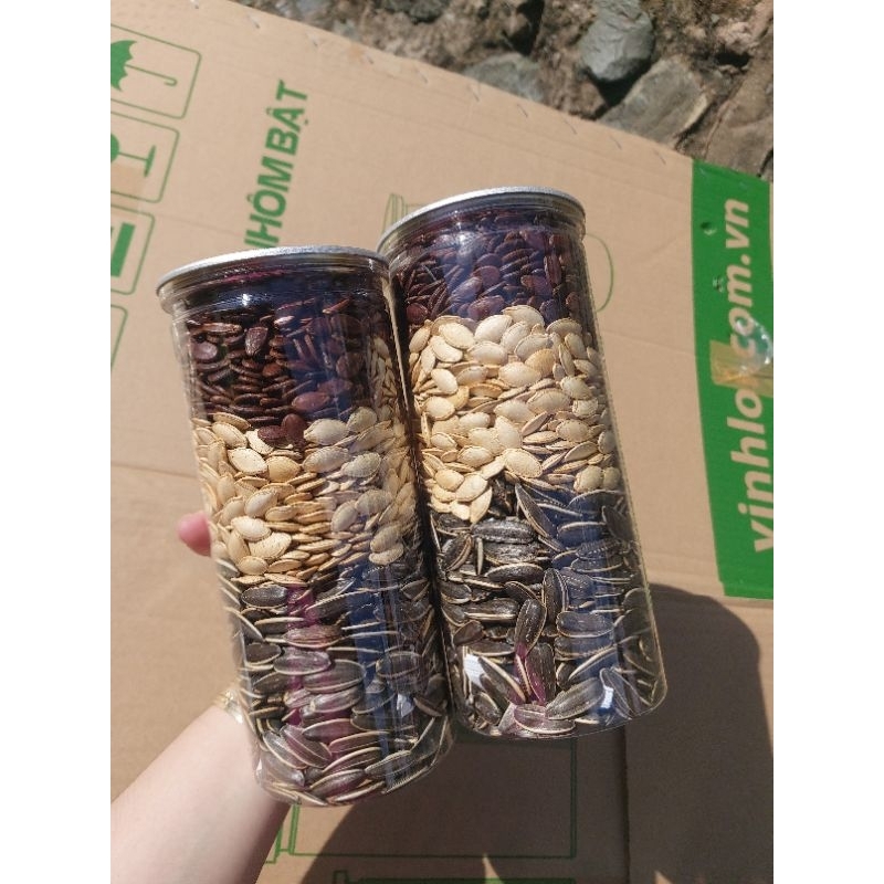 Hạt dưa Tết mix 3 vị 500gram/Hạt Dưa, Hướng Dương, Hạt Bí Trắng