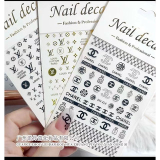 Sticker Thương Hiệu- logo Nổi tiếng, Sicker làm nail