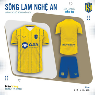 Bộ quần áo Sông Lam Nghệ An áo đấu Vleague