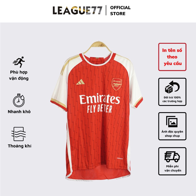 Bộ quần áo Arsenal 2023/24 áo Arsenal