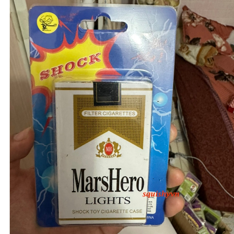 [TROLL CỰC MẠNH] Đồ chơi mô phỏng Hộp thuoốc lá giật điện đồ chơi troll bạn bè,người lạ cực vui nhộn