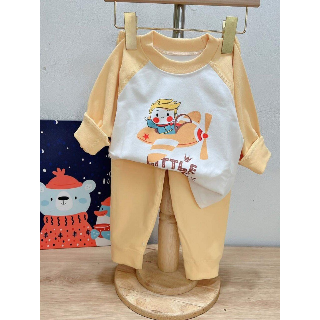 Đồ bộ kháng khuẩn hương đào, chất nỉ siêu mềm mịn, cả bé trai và bé gái. size từ