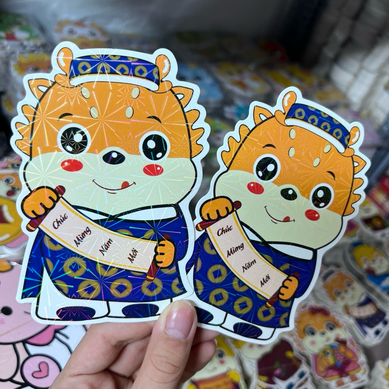 Bao Lì Xì Hình ChiBi Hoạt Hình Mới Nhất Năm 2024 In Đẹp Sắc Nét Phủ Dạ Quang Đẹp 1 CÁI