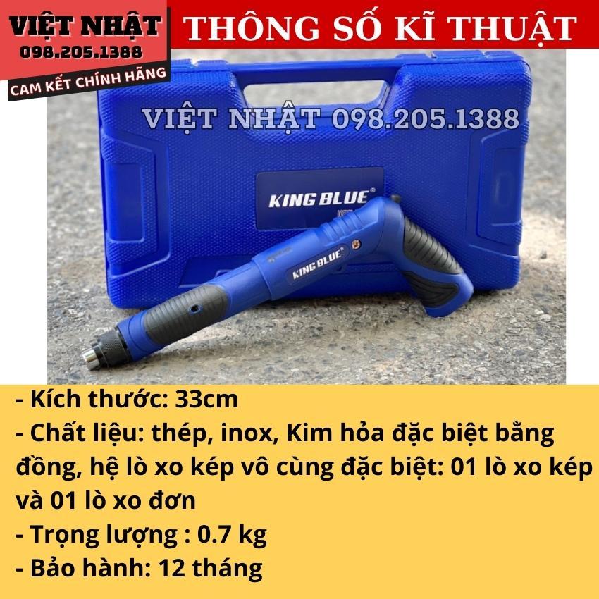 Súng bắn đinh ty bê tông KingBlue KFF-73 hàng loại 1 chính hãng cao cấp, có thể điều chỉnh tay cầm - tặng 20 đinh