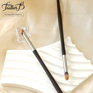 Cọ môi Feather B lông cam - cọ lông thú - cọ tán môi