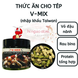 Cám tép v-mix pro cao cấp - thức ăn cho tép cảnh | hingaostore.