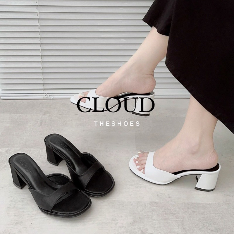 Giày cao gót nữ 6cm quai bầu