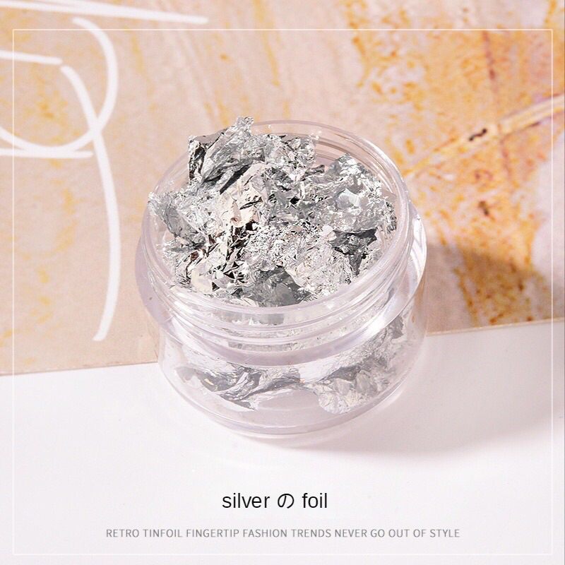 Kim Tuyến Vụn Nhũ Vàng Trang Trí Nail, Trang Trí Thủ Công Handmade Hũ 50ml - Trường Thịnh Sài Gòn