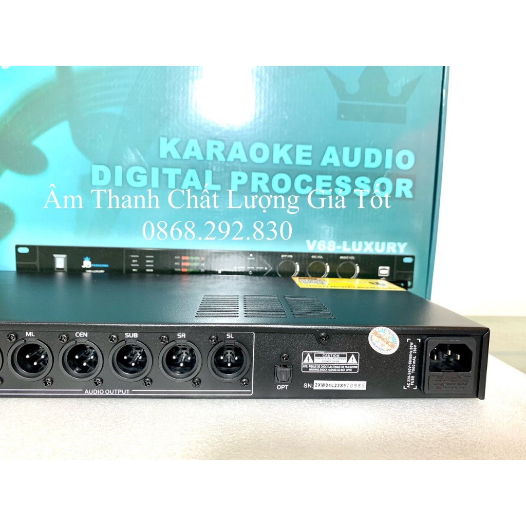 Vang Số JB V68 Luxury Có Chỉnh Cơ,Điều Khiển Từ Xa,Đĩa Phần Mềm.Lưu 4 Chế Độ Karaoke.Chuyên Nghiệp,Hiện Đại.