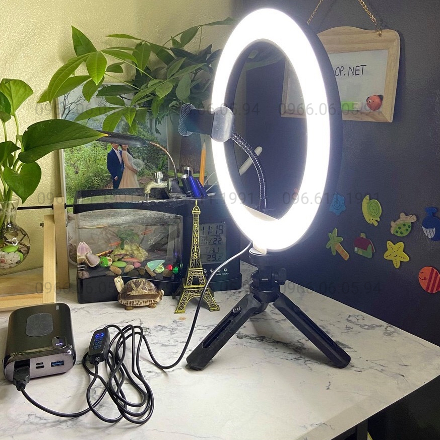 Đèn Livestream Size 26,30,33,36cm Để Bàn, Make Up Trang Điểm, Chụp Ảnh Sản Phẩm, Bán Hàng Online, Bảo Hành 1 năm.