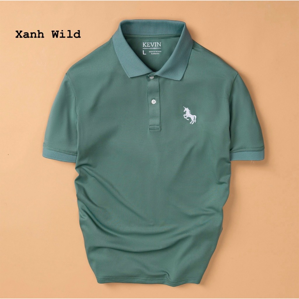 ÁO THUN POLO KEVIN THÊU LOGO NGỰA KV.P06