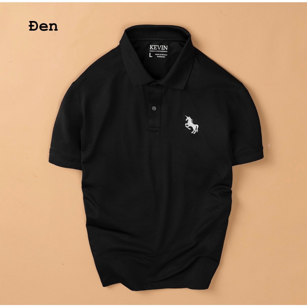 ÁO THUN POLO KEVIN THÊU LOGO NGỰA KV.P06