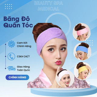 Băng đô, quấn tóc đầu đủ màu chuyên dùng trong spa thẩm mỹ viện