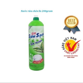 Nước rửa chén Lix siêu đậm đặc chai 200g