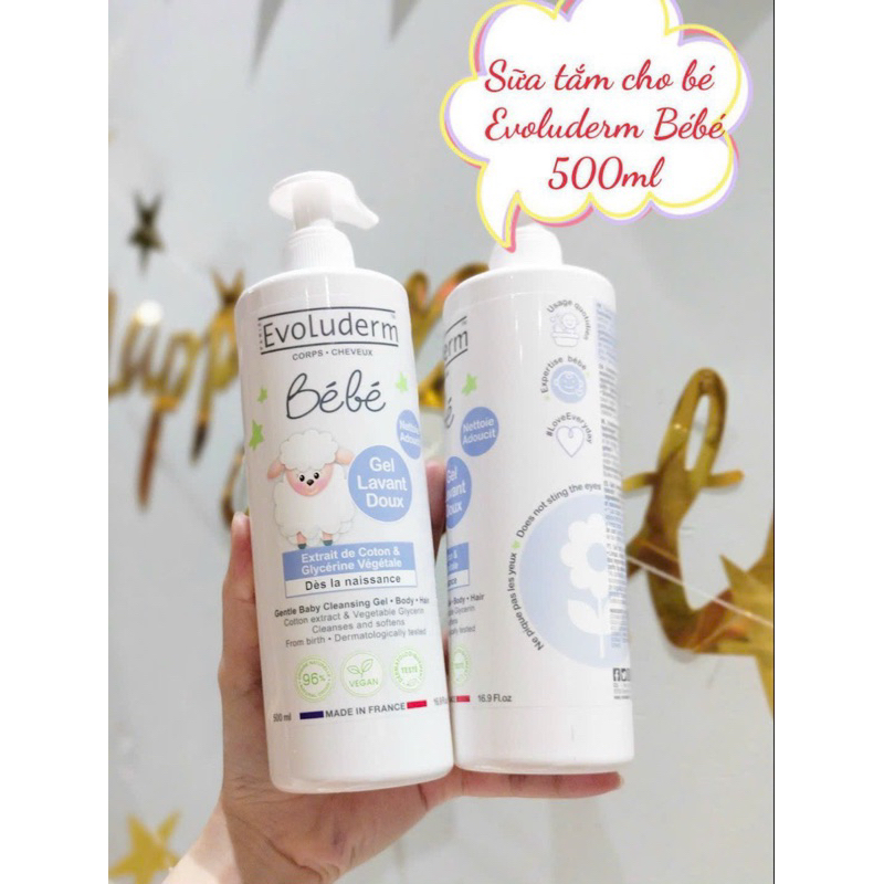 Sữa Tắm Bebe Evoluderm 500ml