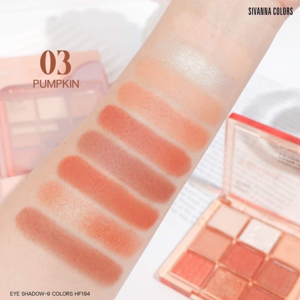 BẢNG MẮT SIVANNA COLORS BLOOMING YOUR OWN BEAUTY 9 Ô