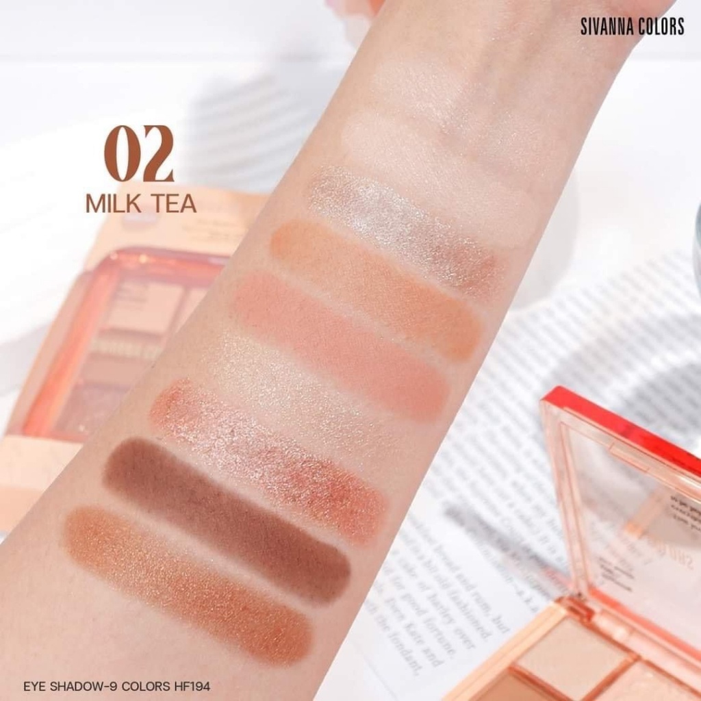 BẢNG MẮT SIVANNA COLORS BLOOMING YOUR OWN BEAUTY 9 Ô