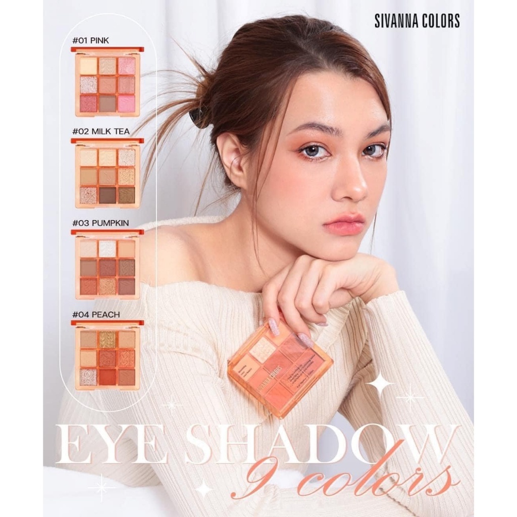 BẢNG MẮT SIVANNA COLORS BLOOMING YOUR OWN BEAUTY 9 Ô