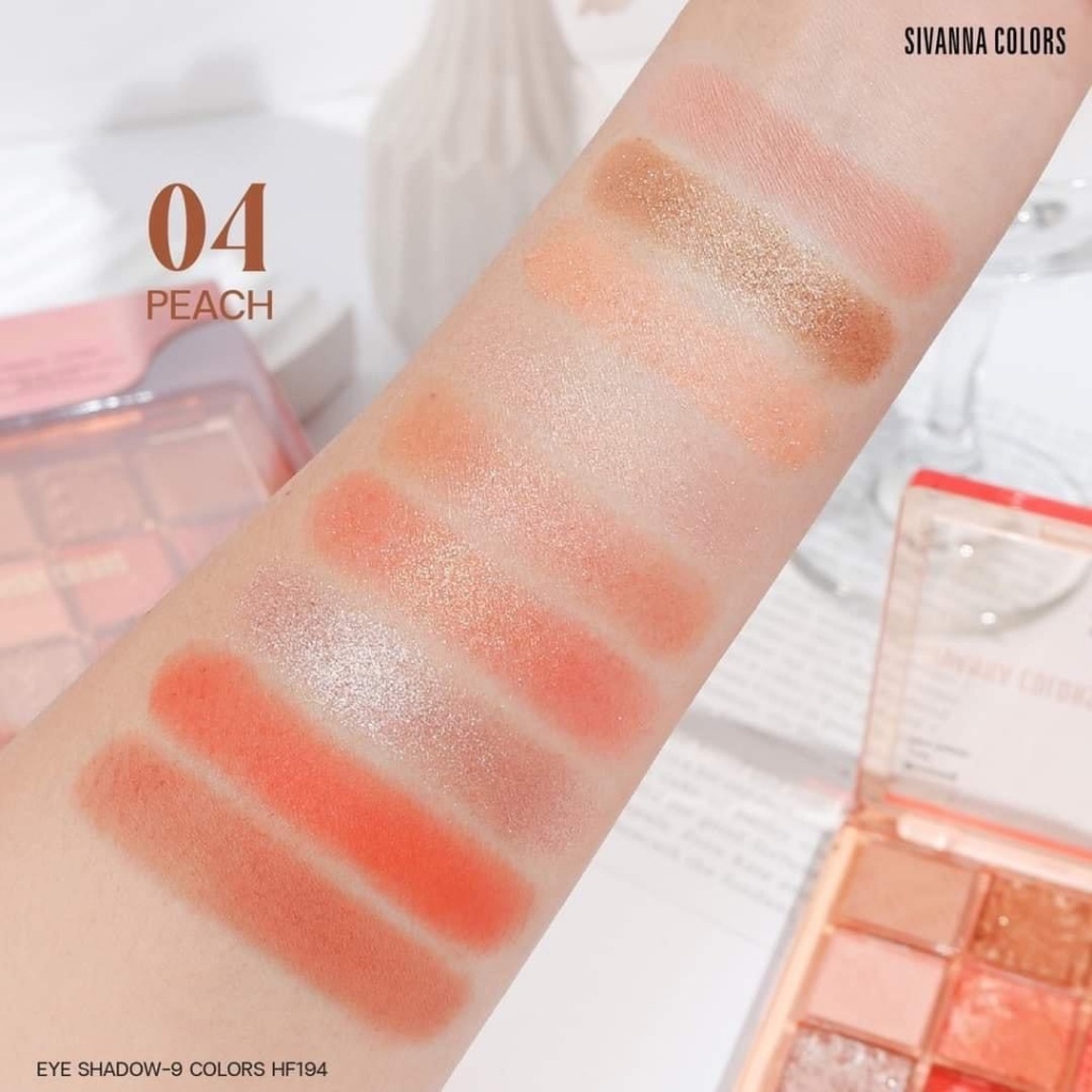 BẢNG MẮT SIVANNA COLORS BLOOMING YOUR OWN BEAUTY 9 Ô