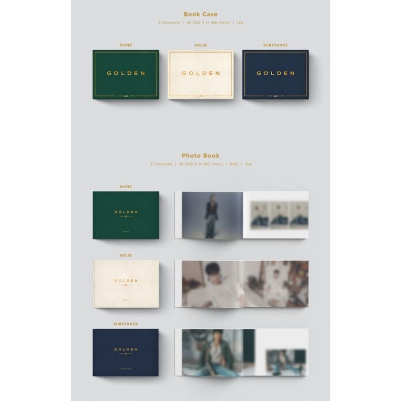 Solo album " GOLDEN " - photobook ver