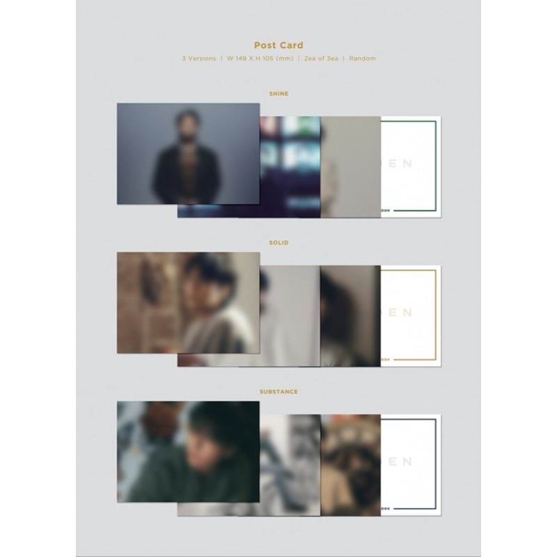 Solo album " GOLDEN " - photobook ver