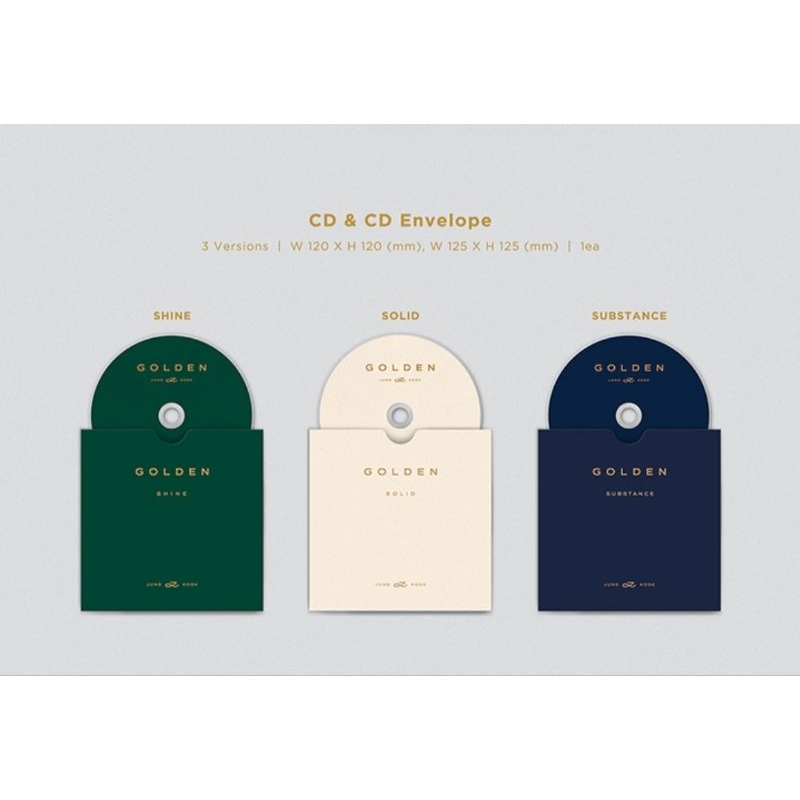 Solo album " GOLDEN " - photobook ver